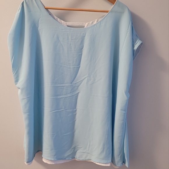 Sz 20 Women's reversible Michel Studio blouse - Picture 5 of 6